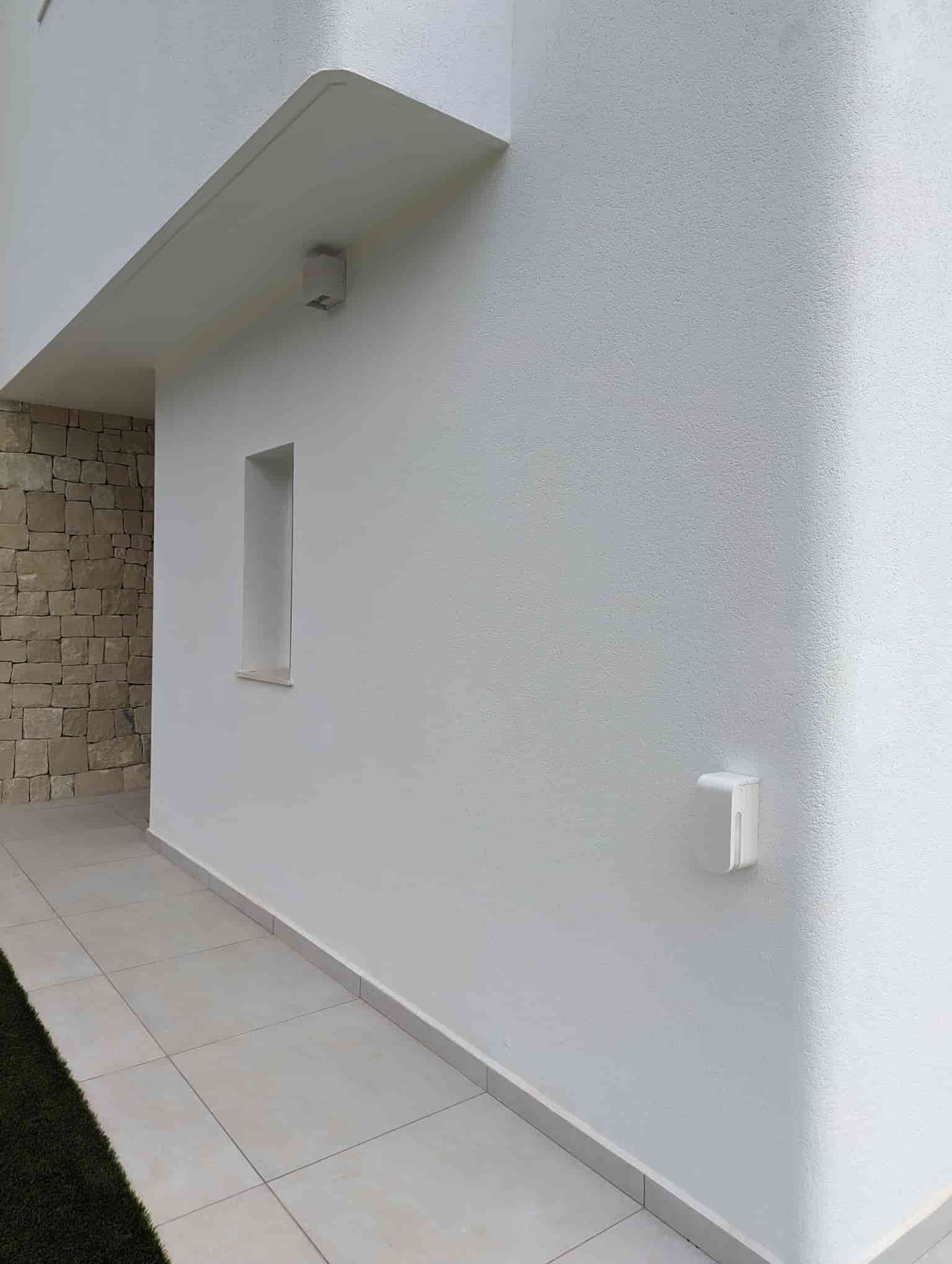 Bewegingsdetector gordijn buiten