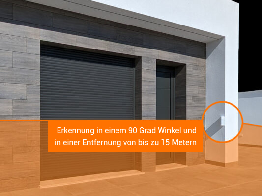 Alarmanlage im Haus mit Ausenerkennung 13 aussendetektion alarmsystem Alarmanlage in Spanien installiert
